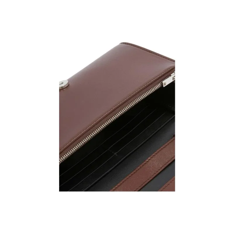 JIL SANDER Calfskin Shoulder Bag, Crossbody Bag Women's Brown-2