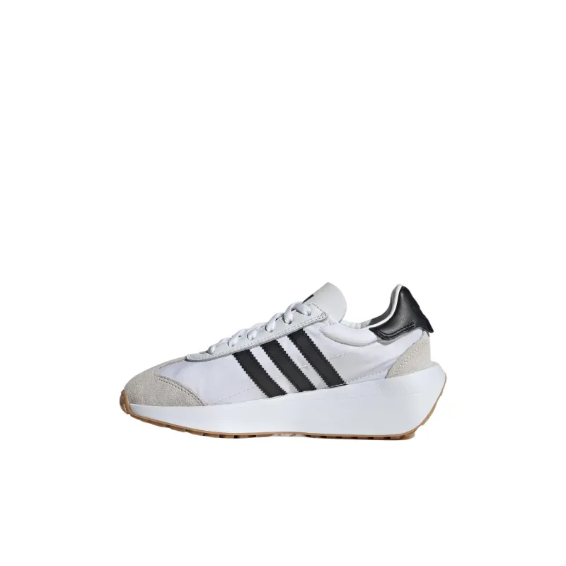 Adidas Originals COUNTRY XLG Abrasion Resistant Low Top Kids Lifestyle Shoes Black White Kids'-0