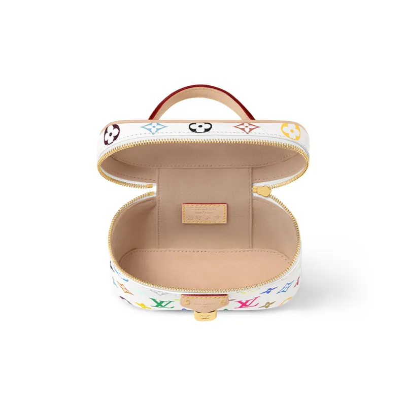 LOUIS VUITTON X Takashi Murakami Vanity Chain Pouch White Multicolored-3