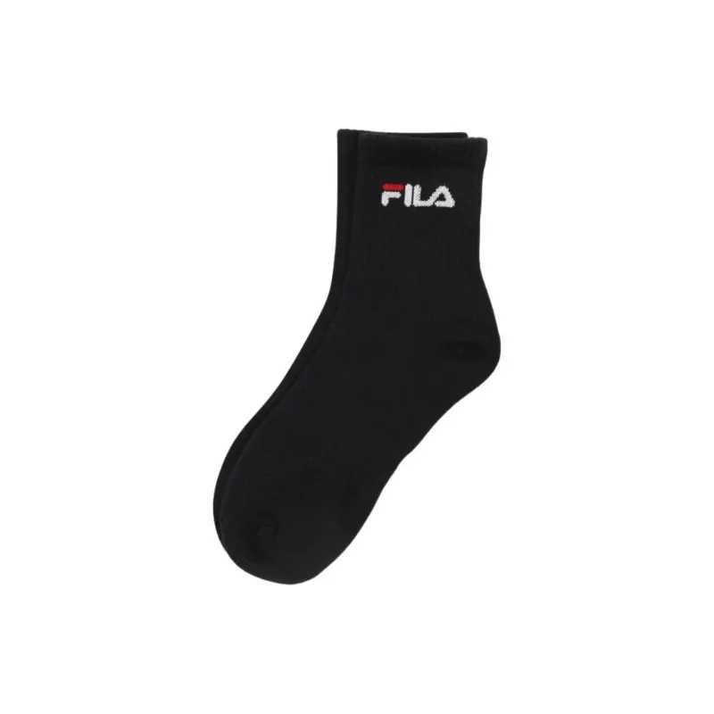 FILA Ankle Socks Unisex 3 Pack Black-1