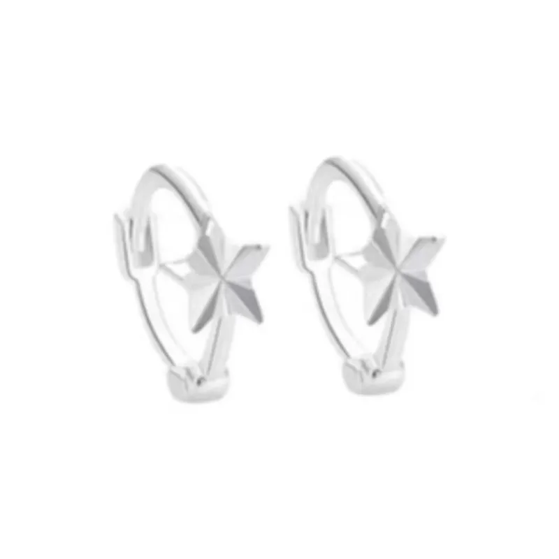 GUDUD S999 Fine Silver Earrings Unisex-3