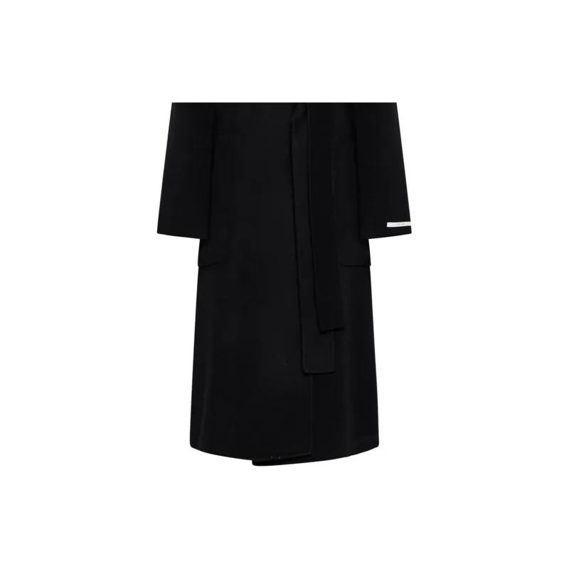 SportMax Veleno Belted Long Sleeved Coat-5