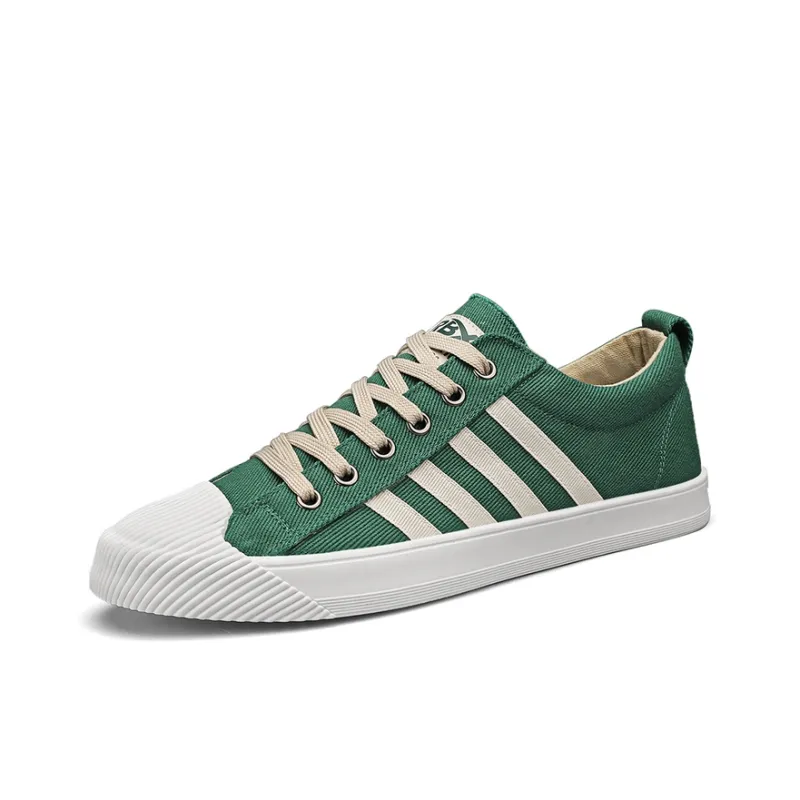RENBEN Slip-Resistant Breathable Lightweight Low-Top Canvas Shoes Men's-11