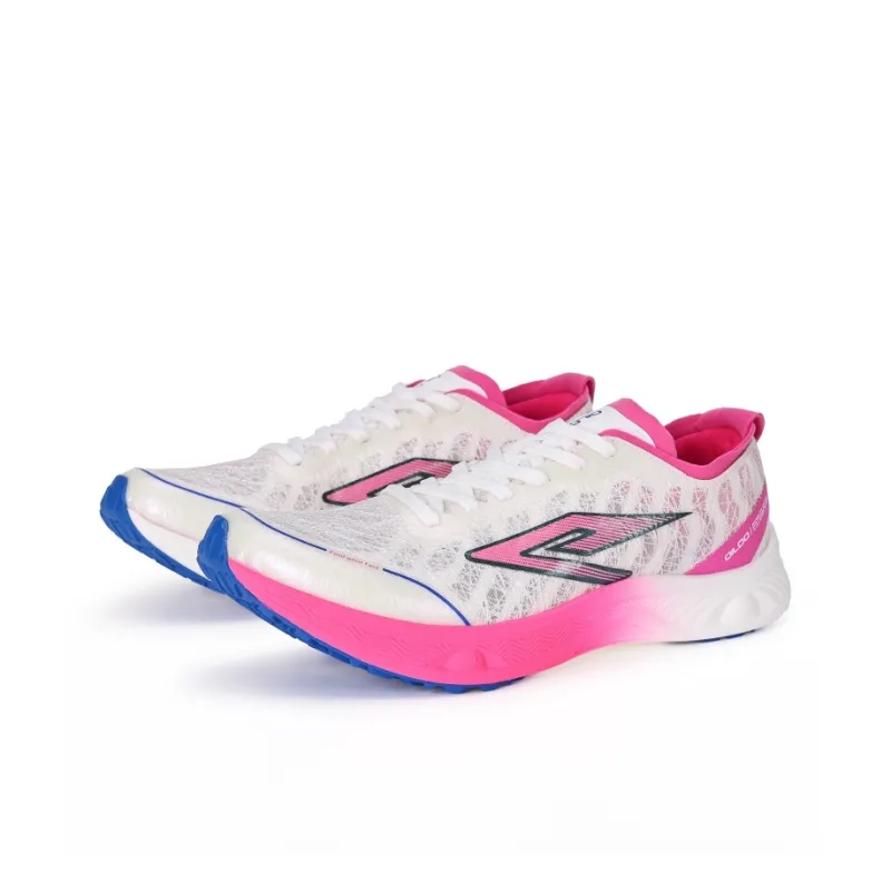 QILOO Slip Resistant, Abrasion Resistant, Breathable Low Top ETPU Technology Running Shoes Unisex Su Mei Fragrance Red-1