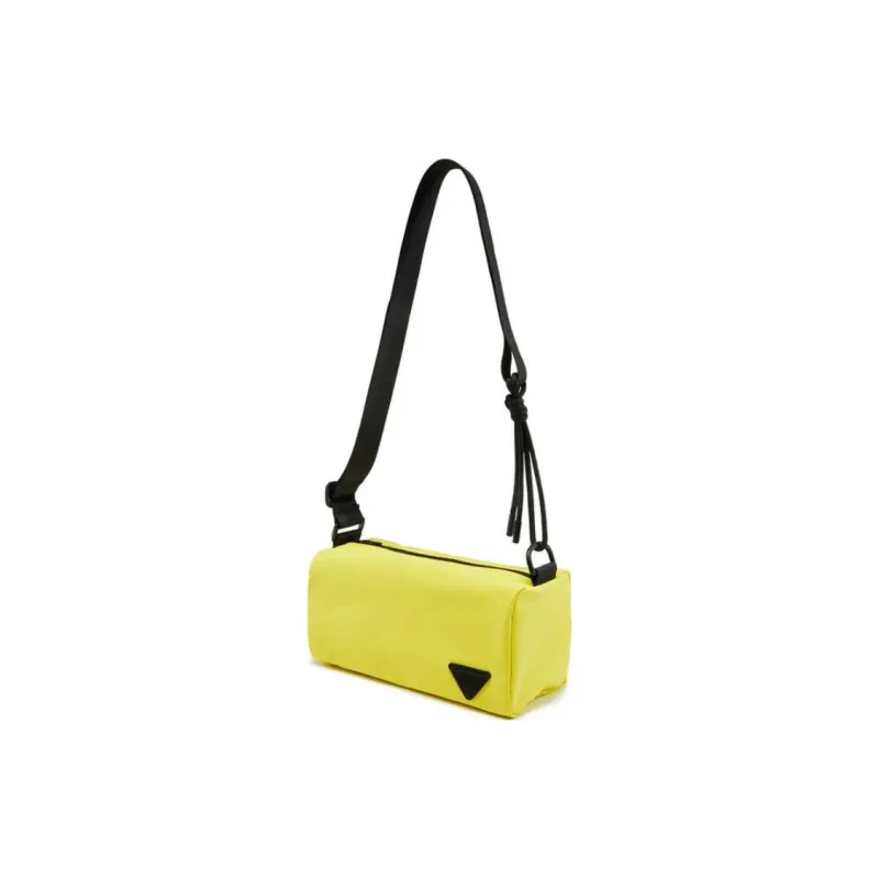 LiNing Sports Life Collection Polyamide Crossbody Bag, Shoulder Bag Unisex Green Beans Yellow-1