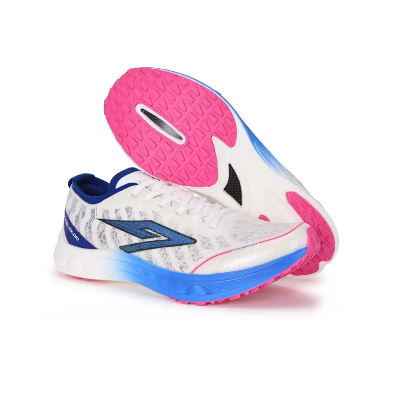 QILOO Slip Resistant, Abrasion Resistant, Breathable Low Top ETPU Technology Running Shoes Unisex Klein Blue-5