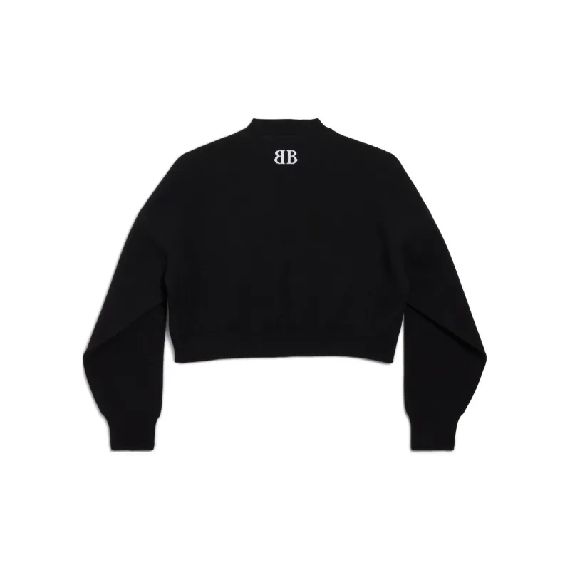 Balenciaga Bb Logo Knitted Jumper-1