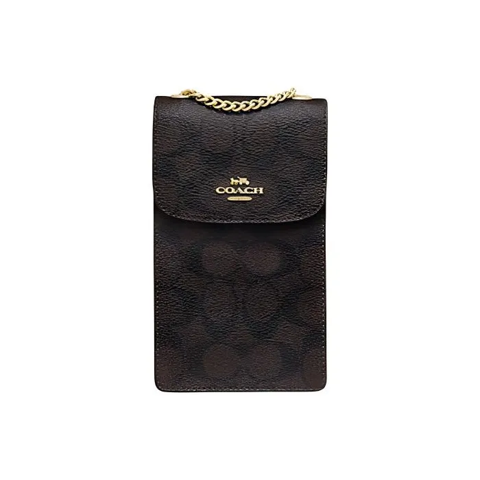 COACH N/S Cellphone Pouches Brown-0