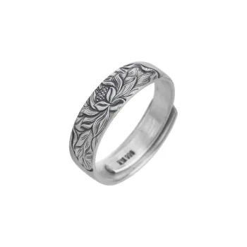 Xiaoyinjiang 999 Fine Silver Rings Women's