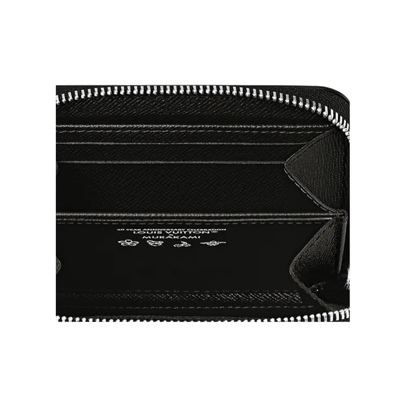 LOUIS VUITTON X Takashi Murakami Zippy Coin Purse Black Multicolored-4