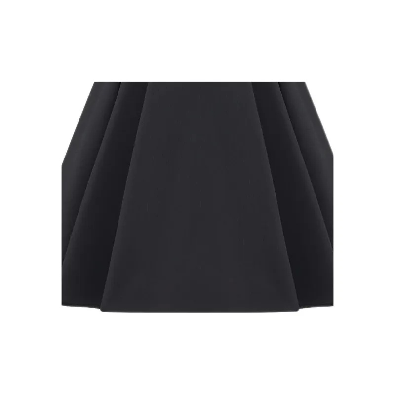 DIOR Short Sleeved Dress Women's Black-4