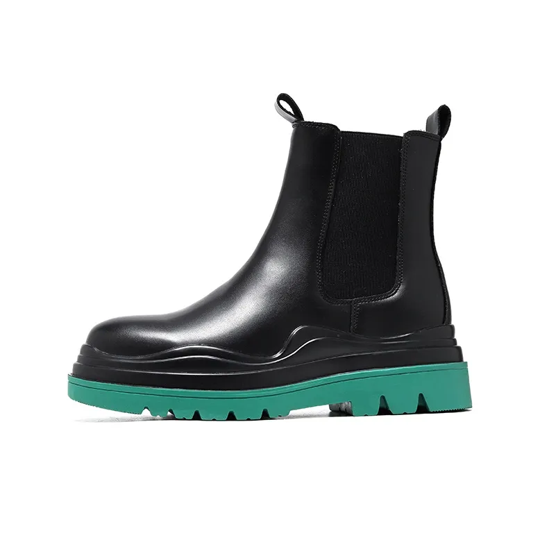 FULIBAOLUO Short Chelsea Boots Men's-4