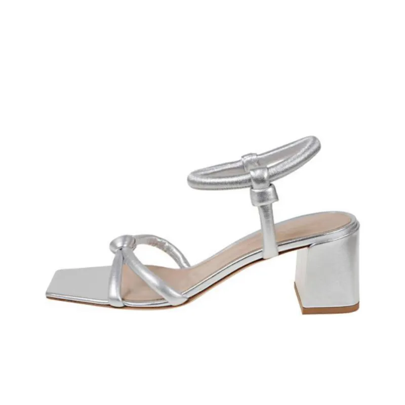 GIANVITO ROSSI Strap Sandals Women's Silver-0