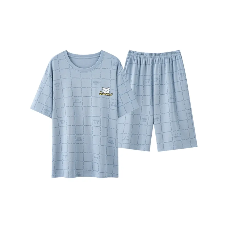 UAVAE Men Pajama Sets-7