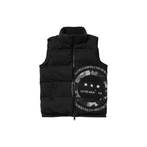 Luxeakmplus 블랙 남성 조끼