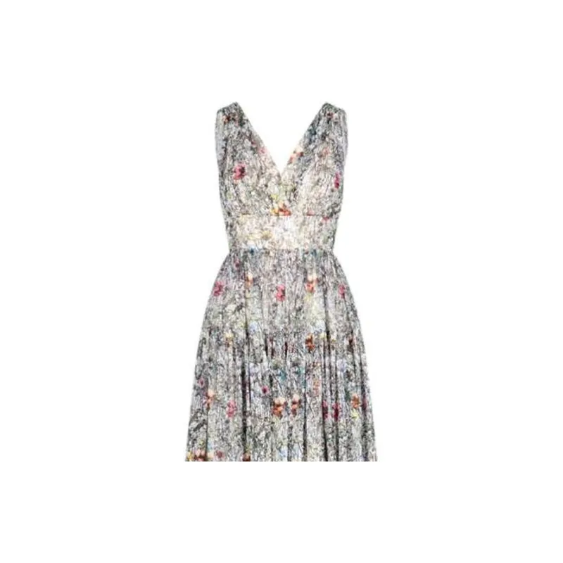 DIOR Sleeveless Dress Women's Multicolor-1