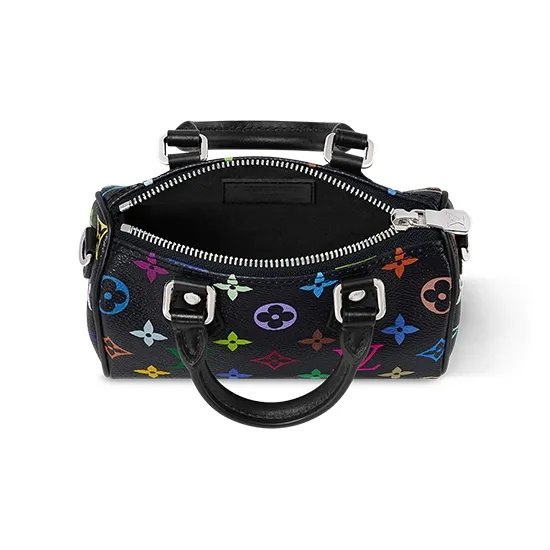 LOUIS VUITTON X Takashi Murakami Nano Speedy Black Multicolored-3