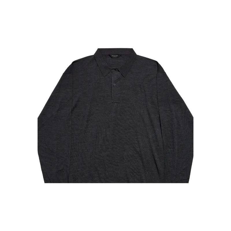 Balenciaga Polo Shirt Men's Dark Gray-2
