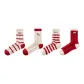 4 Pack (Red Base Cloth Label+Red Pinstripe Cloth Label+White Wide Stripe Cloth Label+Bowknot Sausage)