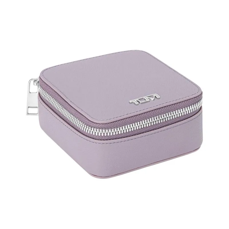 TUMI Leather Storage Bag Women's Purple-0