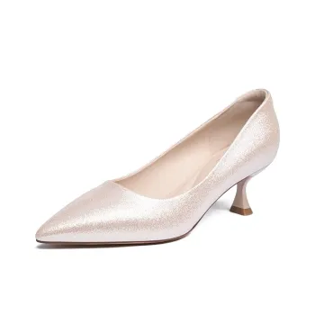 JOSINY High Heels Women's Champagne Gold