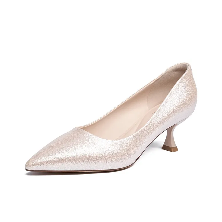 JOSINY High Heels Women's Champagne Gold-0