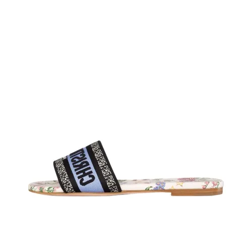DIOR Dway Slide Slippers Women's Blue