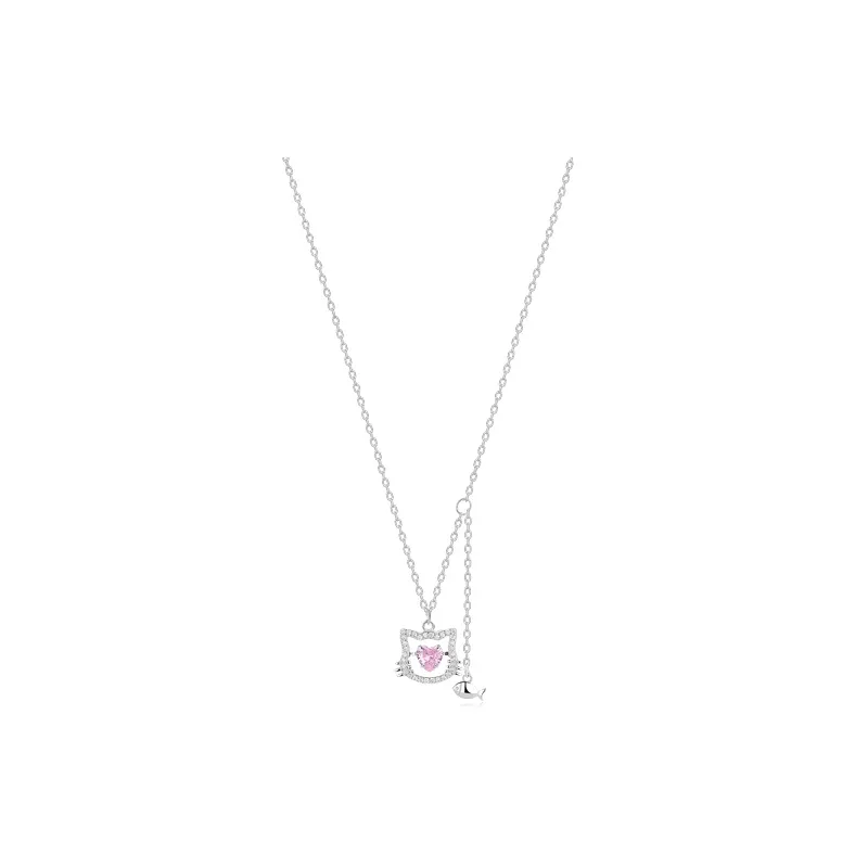 TRUE ME Zircon 925 Silver Necklaces Women's-0
