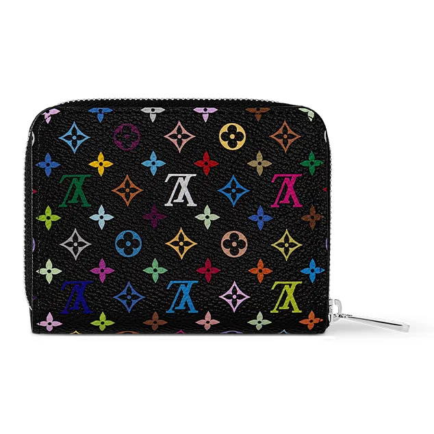 LOUIS VUITTON X Takashi Murakami Zippy Coin Purse Black Multicolored-2