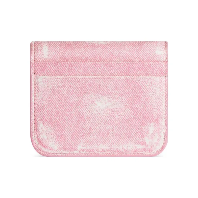 Balenciaga Lambskin Coin Purse, Card Holder Women's Pink-1