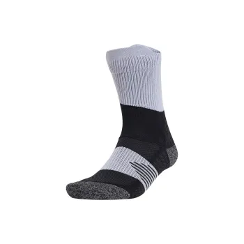 Adidas Mid Calf Socks Unisex 1 Pack Black Gray Color