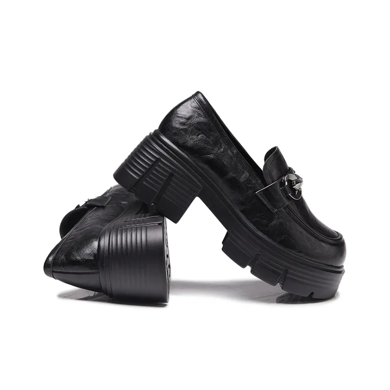 MOSTCHASE Chunky Heel High Heels 6.5cm Women's-5