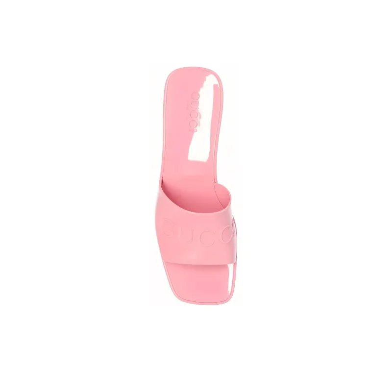GUCCI Women's 60mm Slide Sandal 'Wild Rose' Women's-3