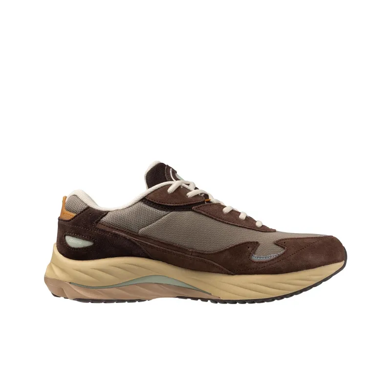 Mizuno Wave Rider Β Lightweight Low Top Casual Shoes Men's Coffee-1