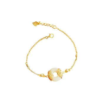 Jade Ink Love Chinese Fashion Trend Versatile White Jade Unisex
