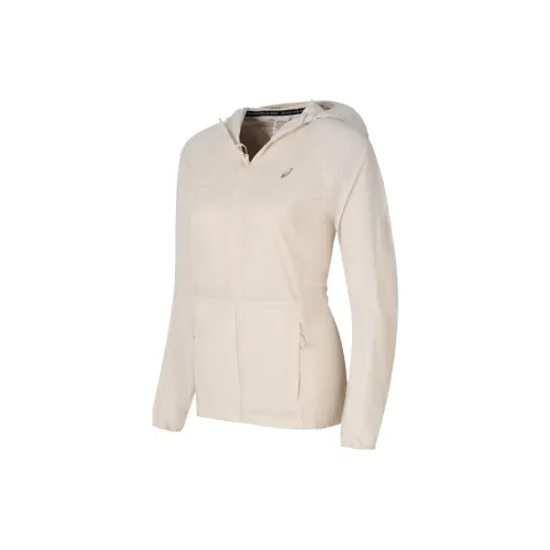 Asics Women's Running Jackets Coats Women's Birch White