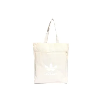 Adidas Originals Recycled Polyester Tote Bag, Shopping Bag, Shoulder Bag Unisex Miracle White