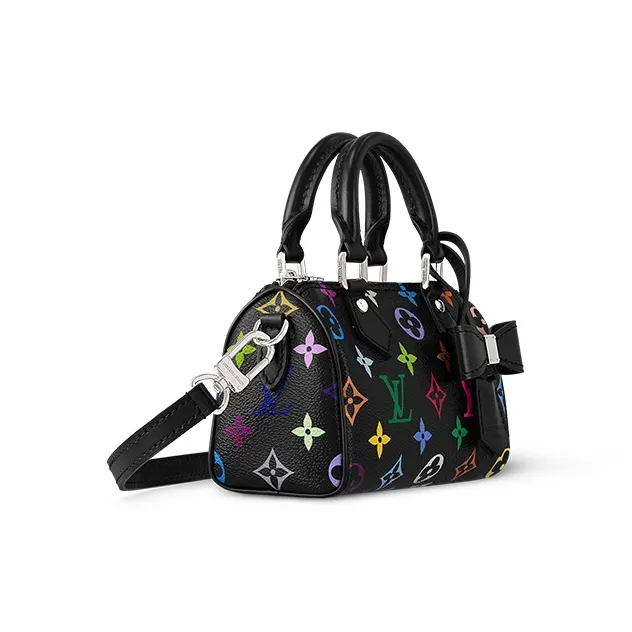 LOUIS VUITTON X Takashi Murakami Nano Speedy Black Multicolored-1