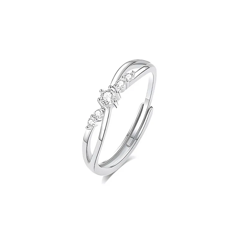 SECU Sterling Silver Rings Unisex-10