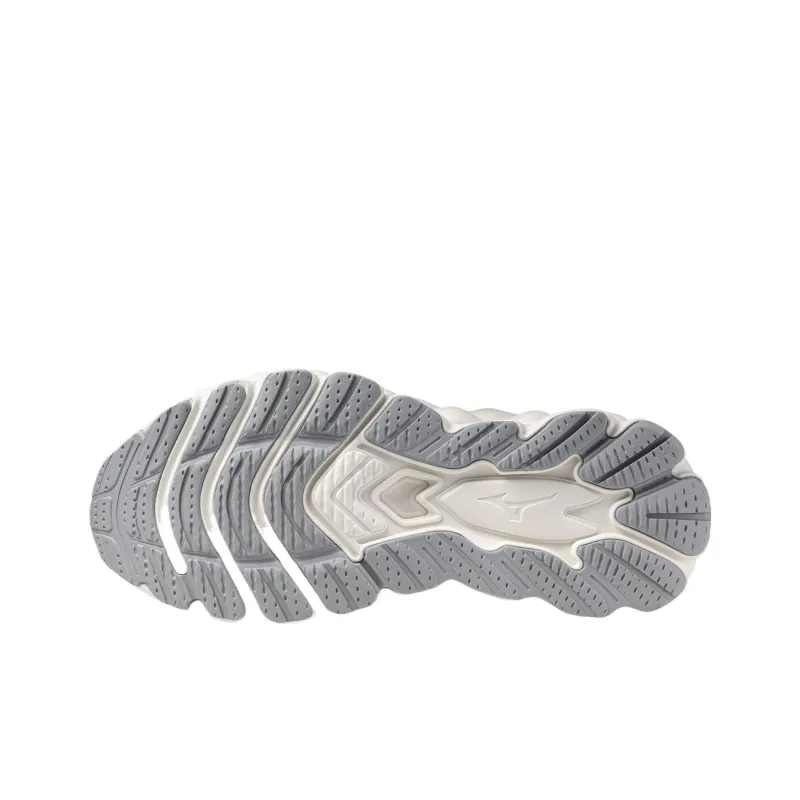 Mizuno WAVE SKY 8 Wear resistant And Lightweight Low Top Casual Shoes Women's White Gray-4