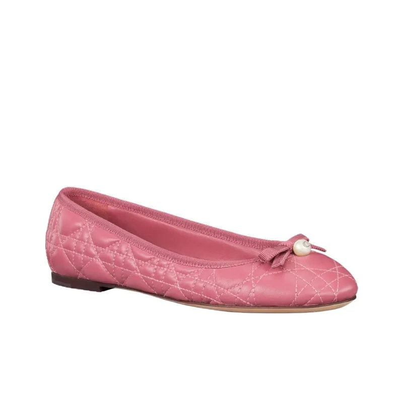 DIOR Casual Single Shoes Women's Dark Pink-2