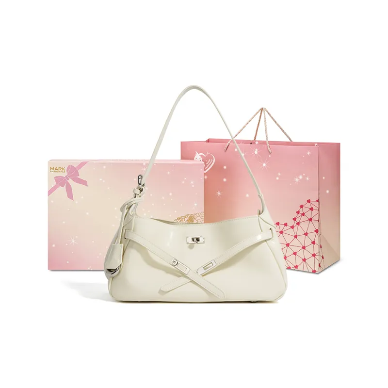 FAIRWHALE Cow Leather Shoulder Bag Regular Women's Mocha/Vintage Red/Premium Black/Moon White-15