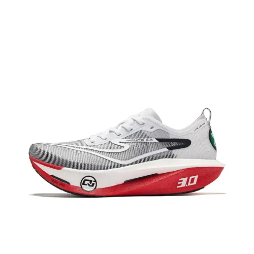 Erke Realm Of The Orchid 3.0 Cushioning Rebound Low Top Running Shoes Men's Red Lotus Color Scheme
