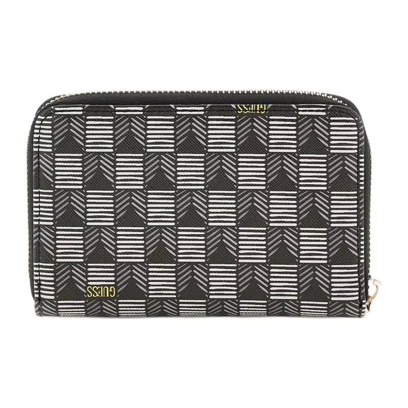 GUESS PU Polyurethane Wallet Mini Unisex Black-1