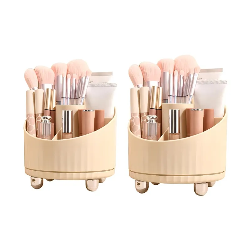 Mabalo Vanity Table With Lipstick Eyeshadow Palette And Makeup Brush Storage Box-0