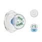 Snowman Cabin Clear Flash Silver Tack Dial Combination