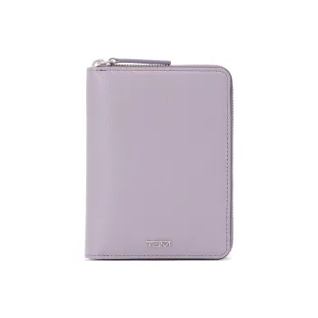 TUMI Leather Passport Holder Women's Lavender