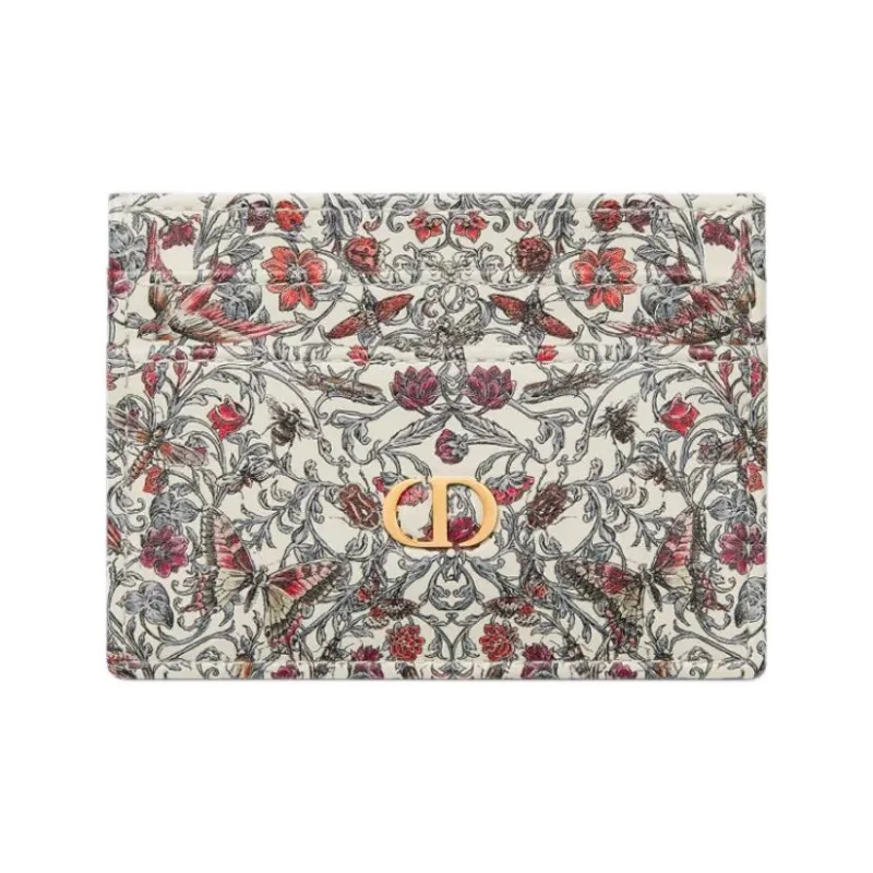 DIOR Dioramour Dior Calfskin Card Holder Women's Multicolor-0
