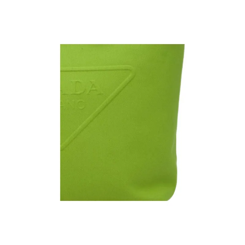 PRADA Canvas Tote Bag Shopping Bag Canvas Bag Shoulder Bag Crossbody Bag Handbag Men's Green-3