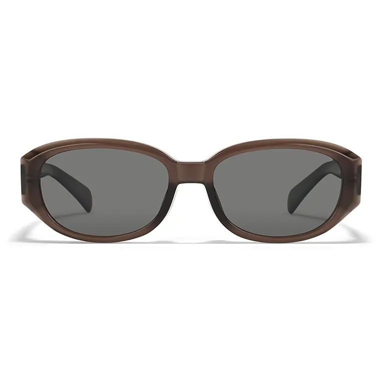 Sagawa TR/Memory Plastic Plate Frame Irregular Shape Sunglasses Unisex-5